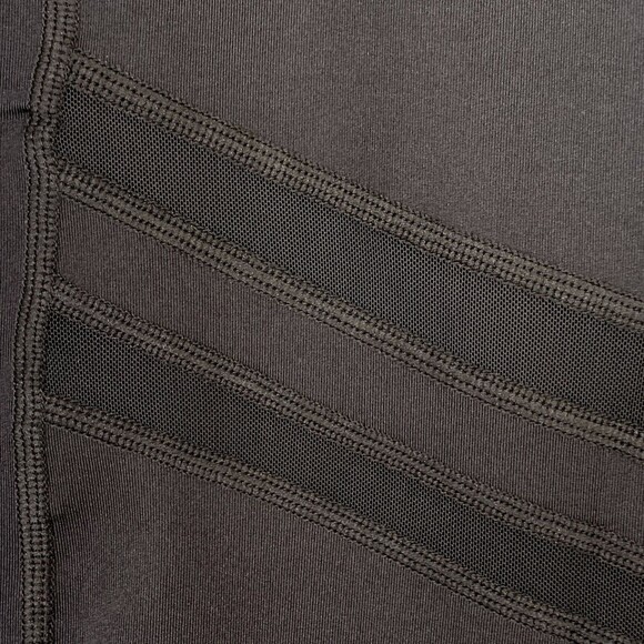 Lilium Active Black Yoga Stretch Pants Women XL Pockets & Mesh Inserts - Picture 6 of 10